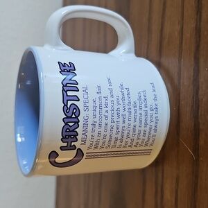 Papel White Christine Ceramic Mug